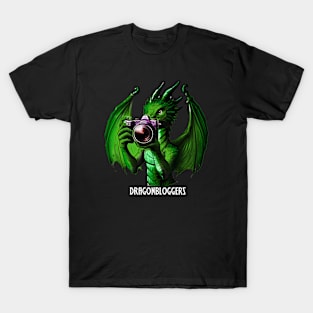 Ready Camera Action Green Dragon T-Shirt